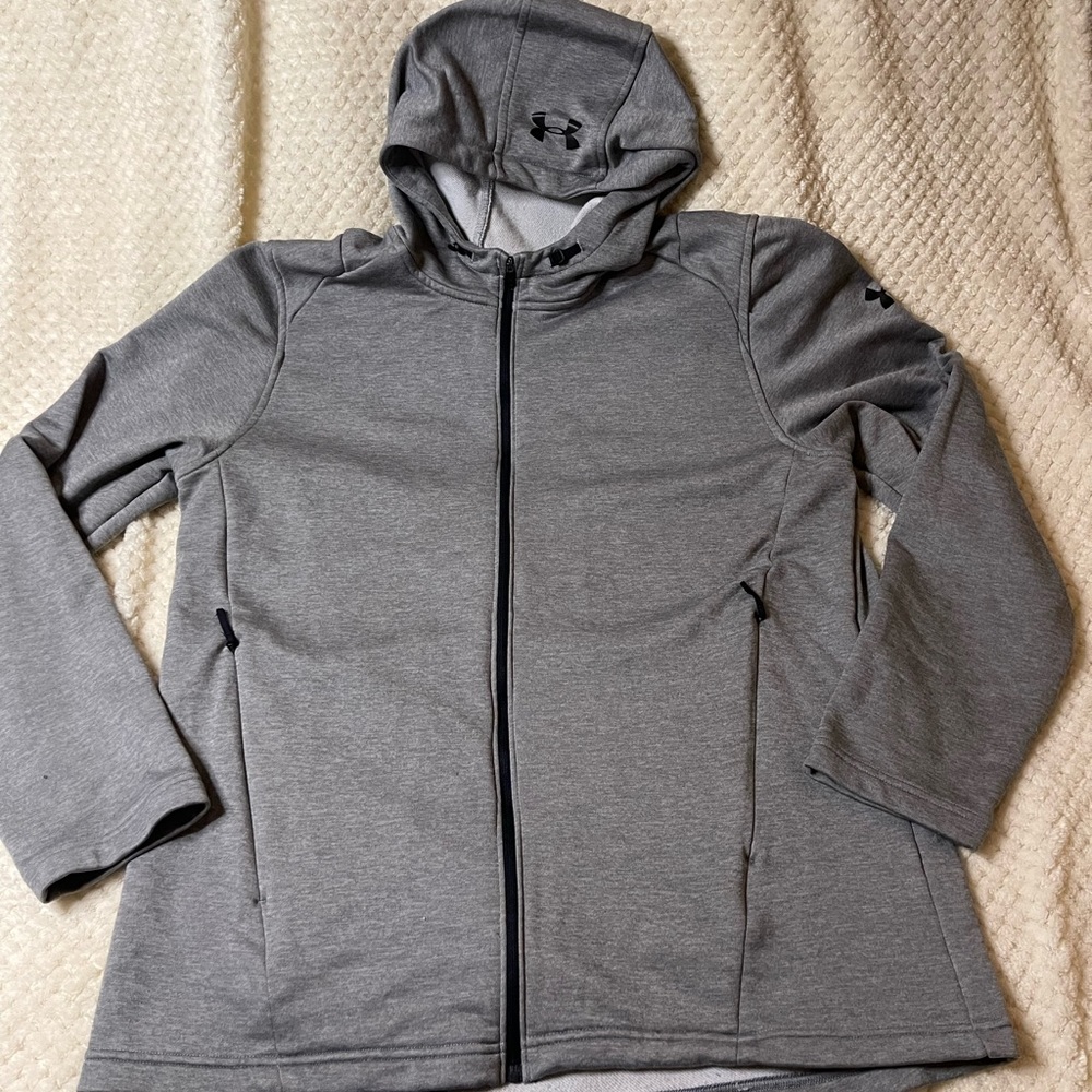 Under Armour zip up jacket with hood